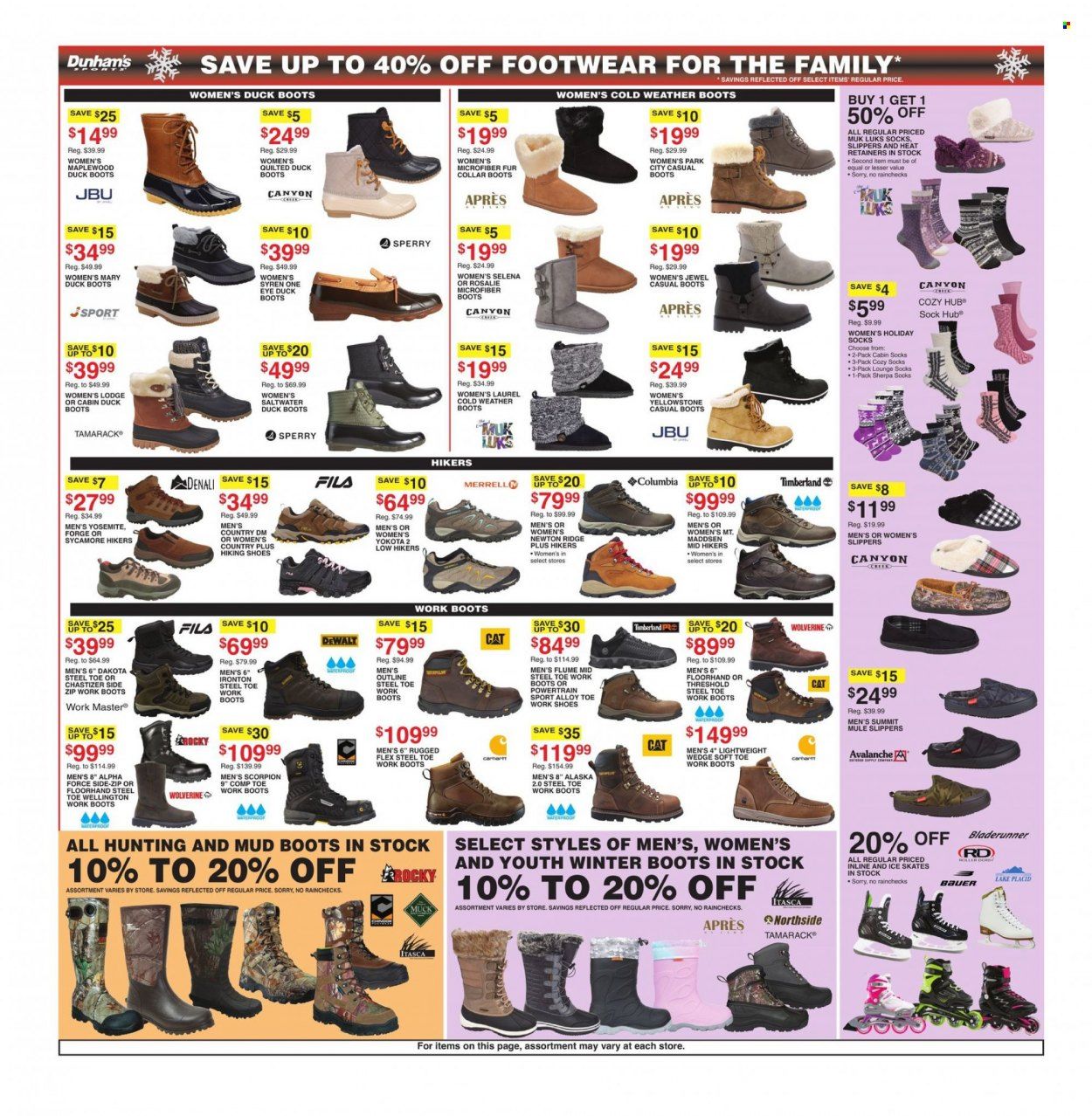 Dunham's Sports (PA) Weekly Ad Flyer Specials December 3 to December 8, 2022