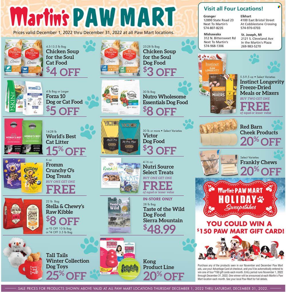 Martin’s (IN, MI) Weekly Ad Flyer Specials December 1 to December 31, 2022