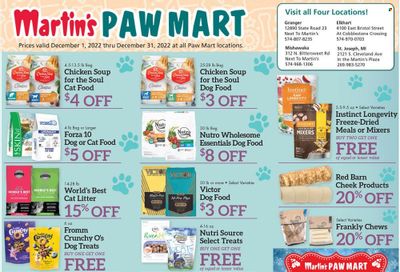 Martin’s (IN, MI) Weekly Ad Flyer Specials December 1 to December 31, 2022