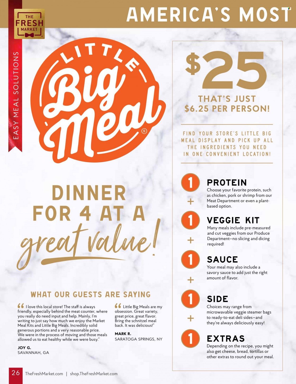 The Fresh Market Weekly Ad Flyer Specials November 30 to January 3, 2023