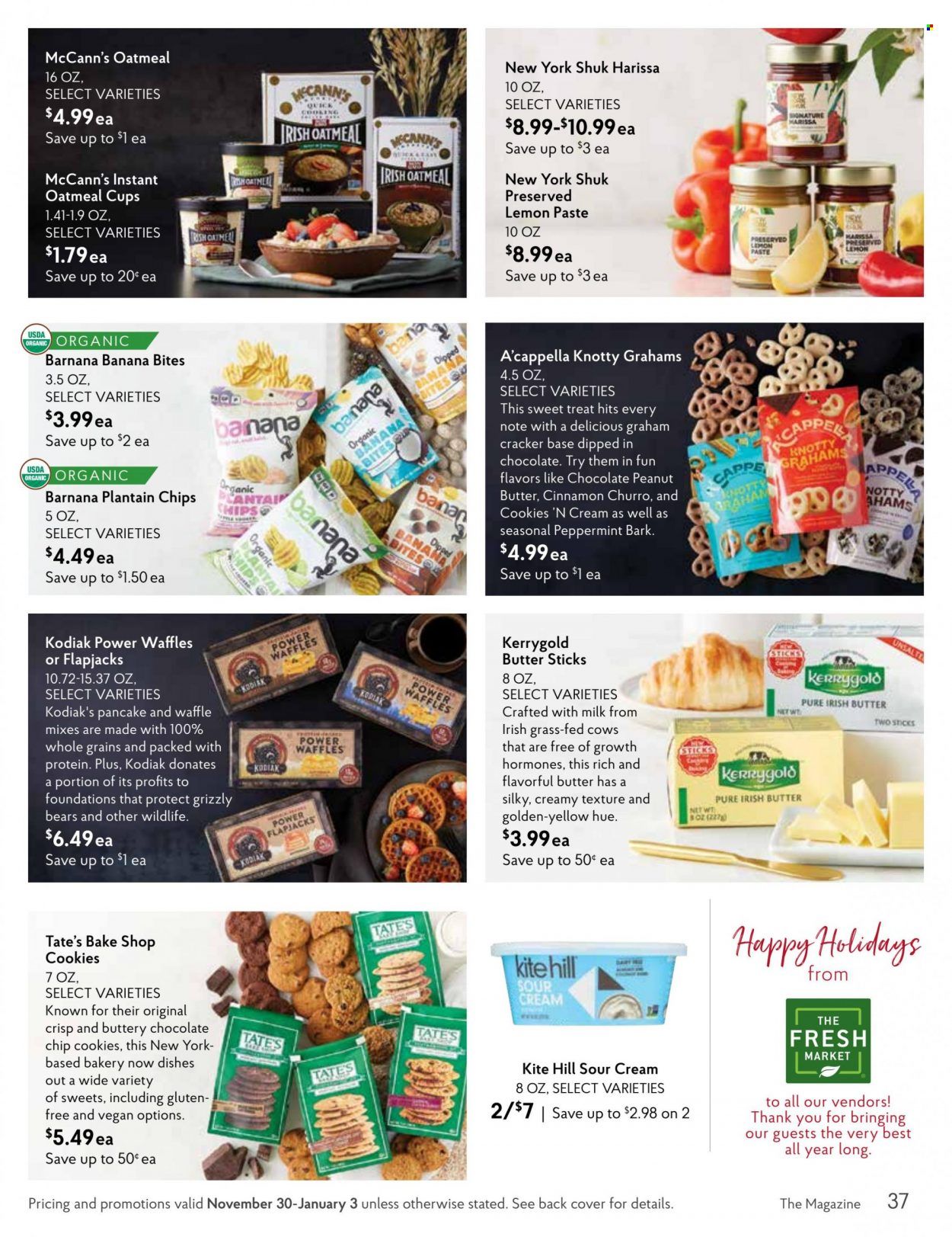 The Fresh Market Weekly Ad Flyer Specials November 30 to January 3, 2023