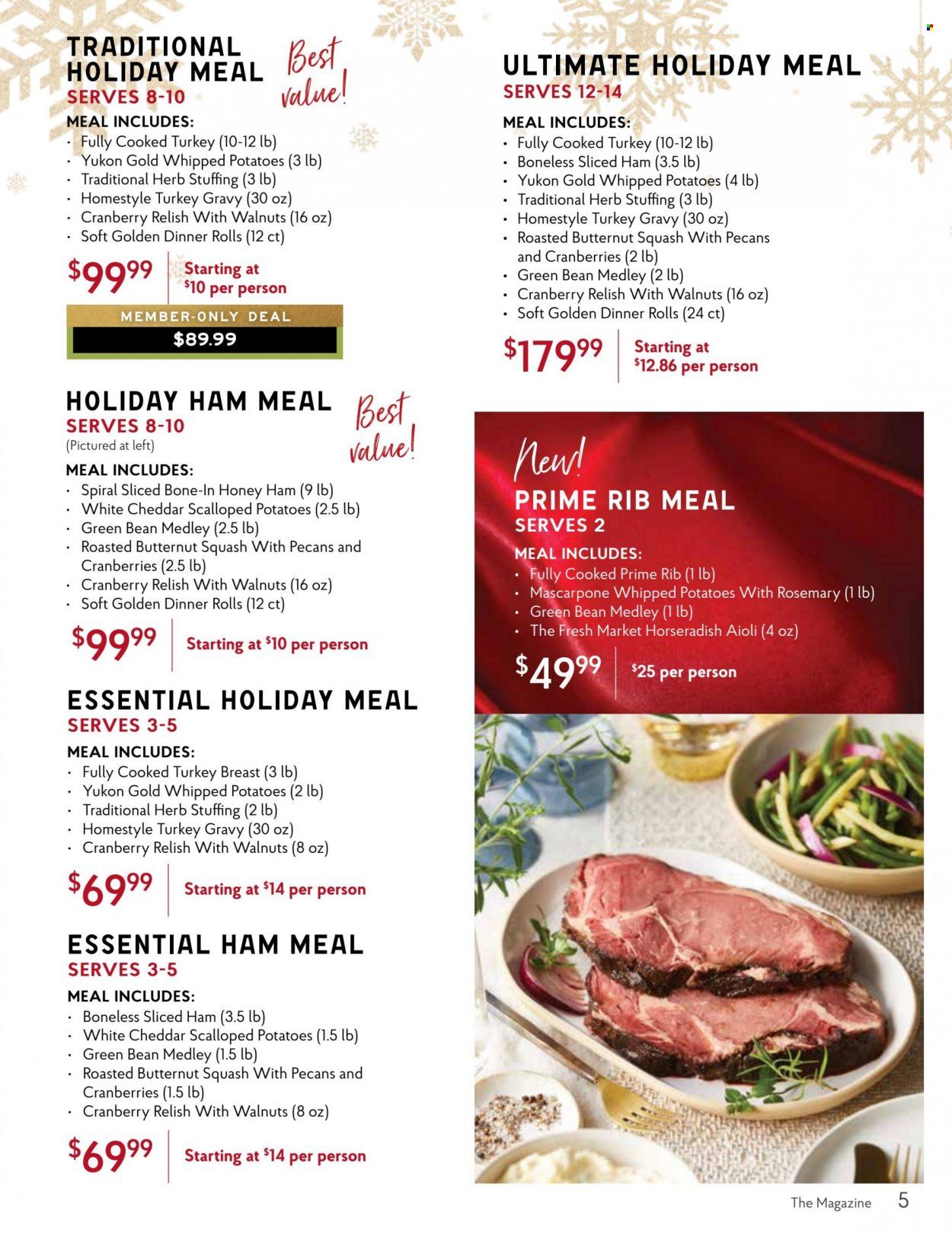 The Fresh Market Weekly Ad Flyer Specials November 30 to January 3, 2023