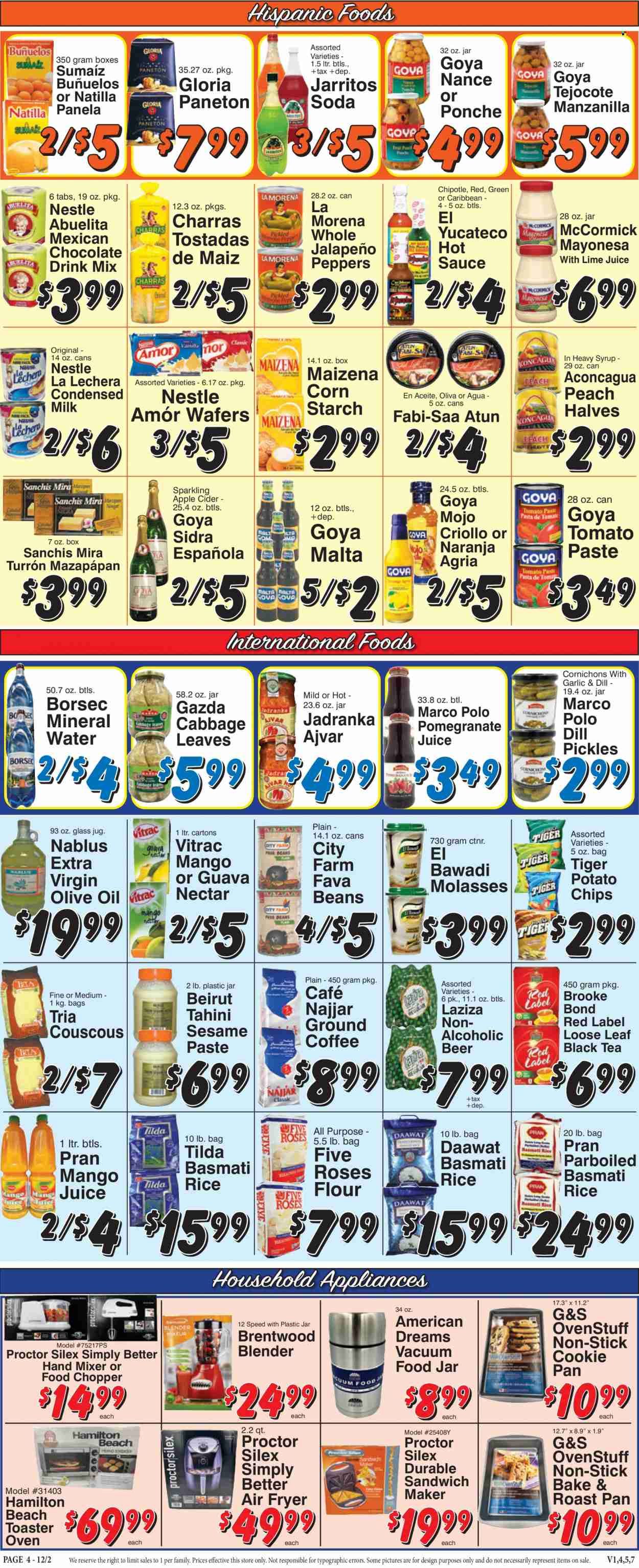 Trade Fair Supermarket (NY) Weekly Ad Flyer Specials December 2 to December 8, 2022