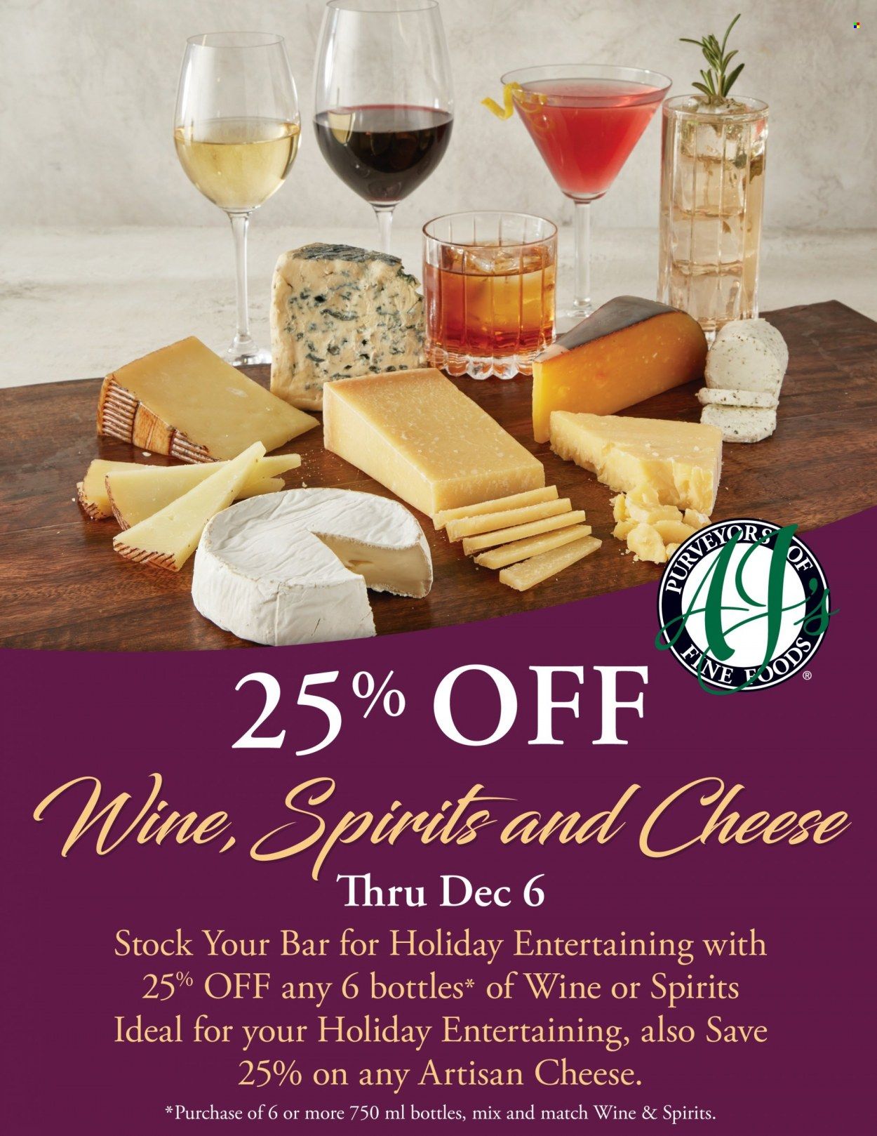 AJ's Fine Foods (AZ) Weekly Ad Flyer Specials December 1 to December 6, 2022