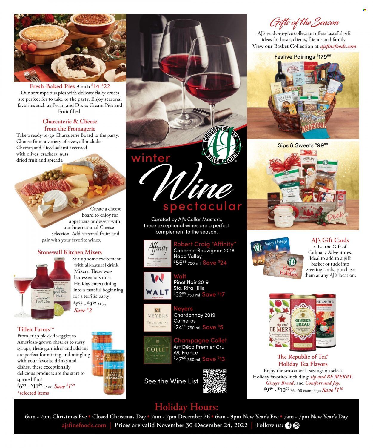AJ's Fine Foods (AZ) Weekly Ad Flyer Specials November 30 to December 24, 2022