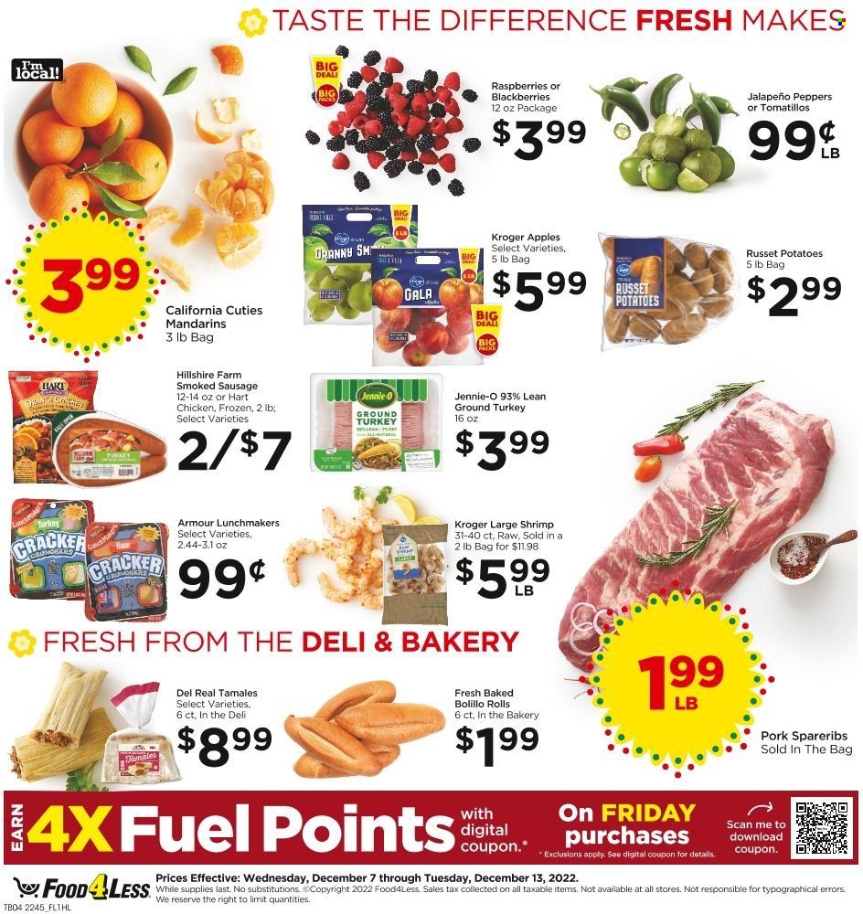 Food 4 Less (CA) Weekly Ad Flyer Specials December 7 to December 13, 2022