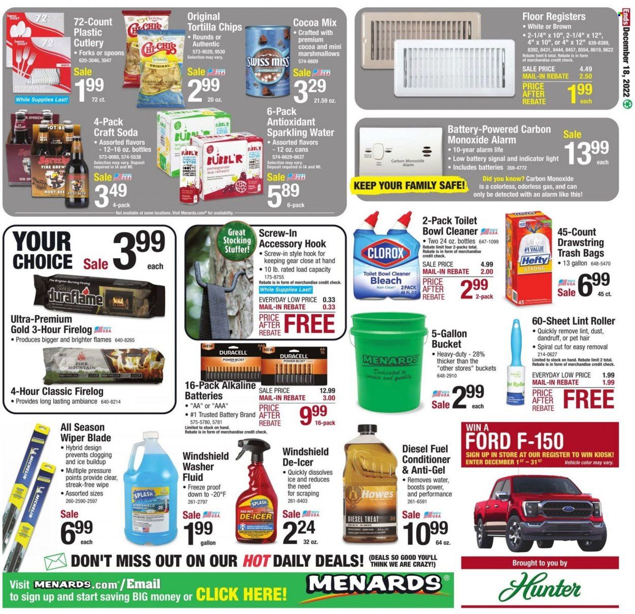 Menards Weekly Ad Flyer Specials December 6 to December 18, 2022