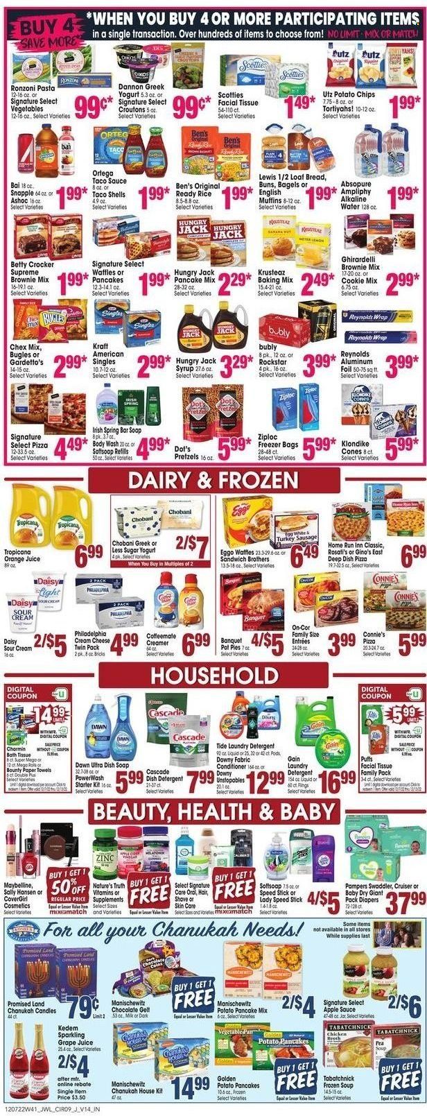 Jewel Osco (IN) Weekly Ad Flyer Specials December 7 to December 13, 2022