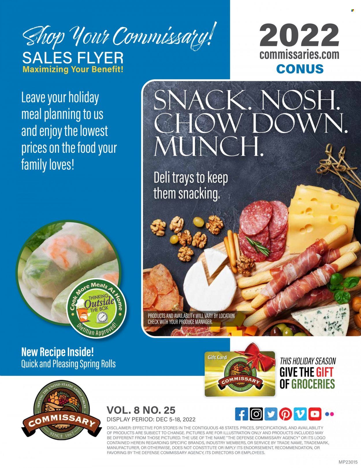 Commissary Weekly Ad Flyer Specials December 5 to December 18, 2022