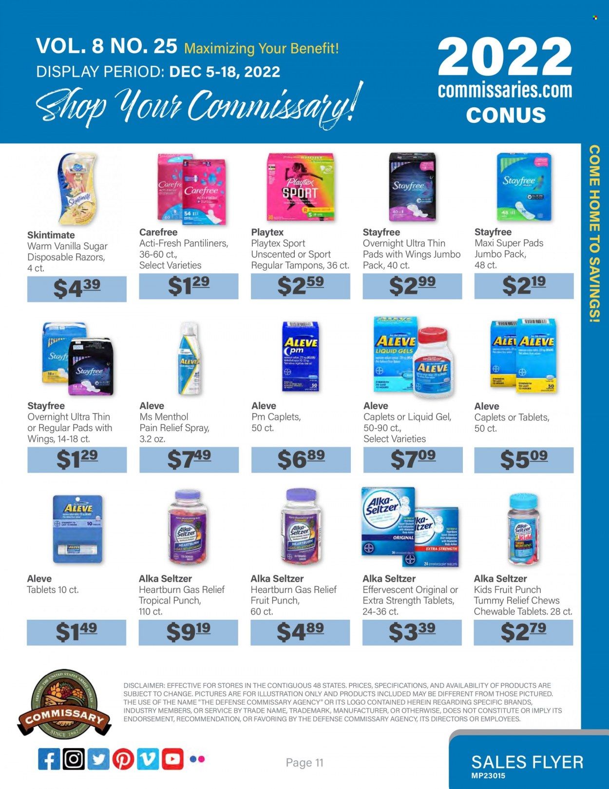 Commissary Weekly Ad Flyer Specials December 5 to December 18, 2022