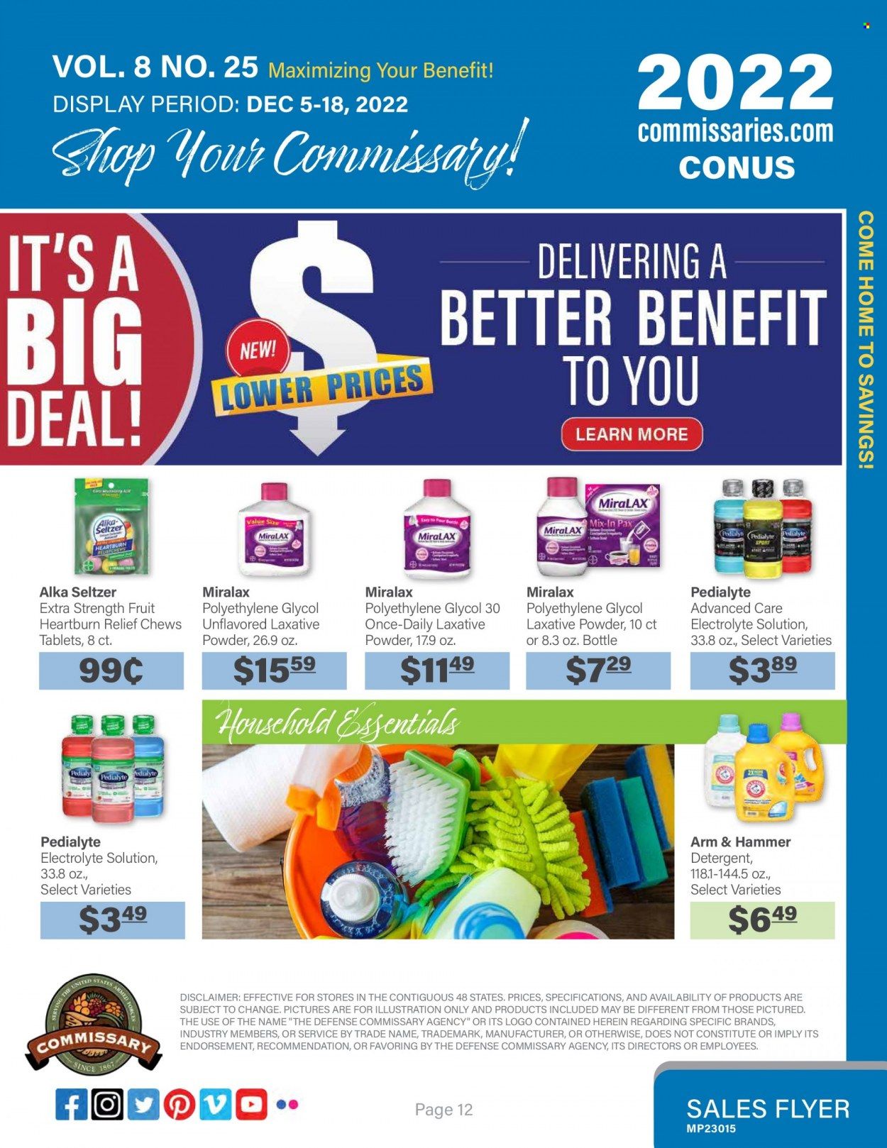 Commissary Weekly Ad Flyer Specials December 5 to December 18, 2022