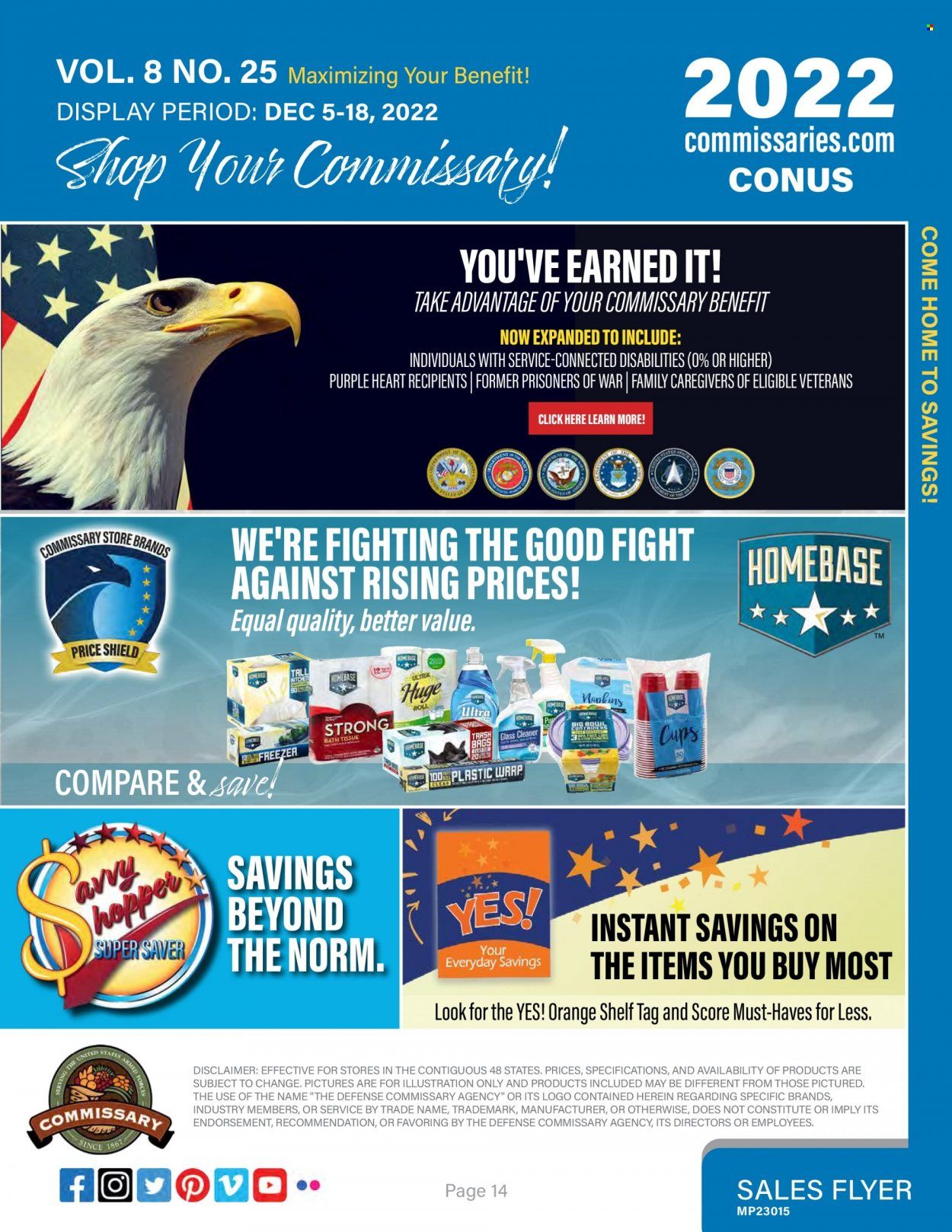Commissary Weekly Ad Flyer Specials December 5 to December 18, 2022