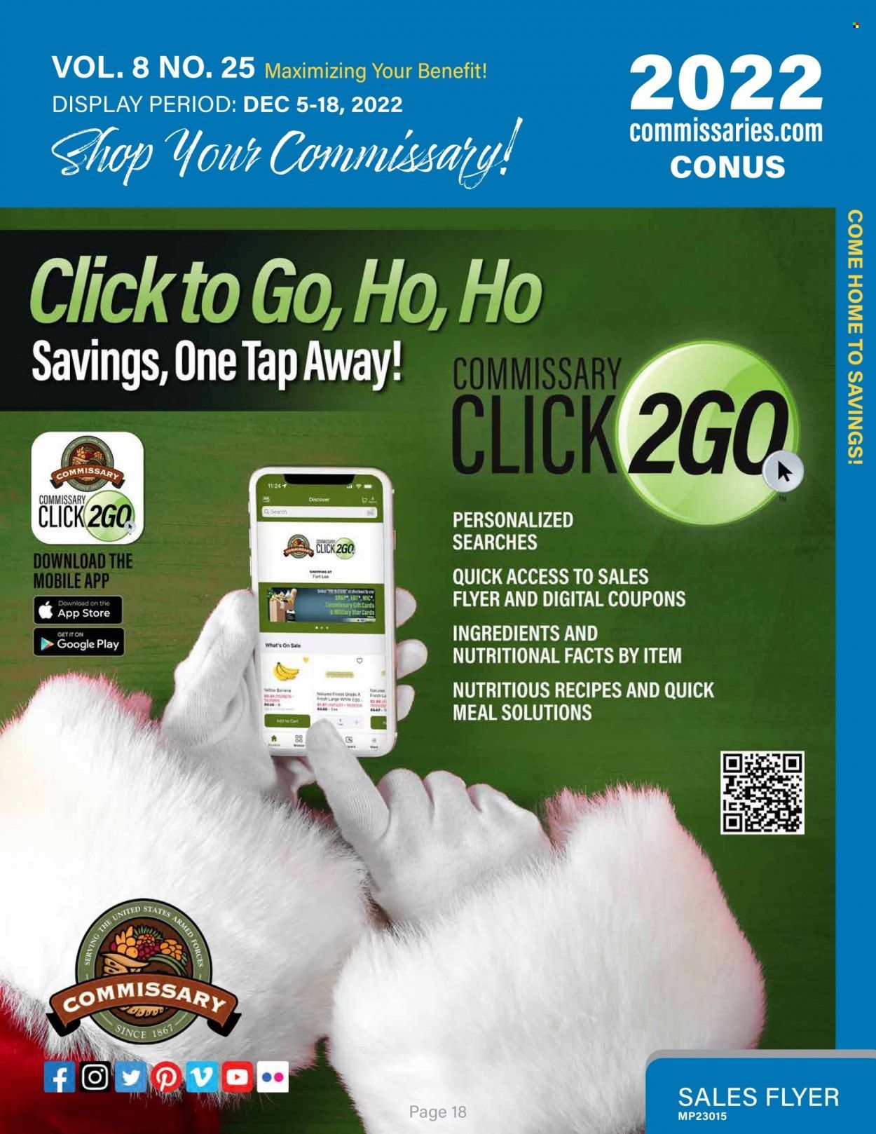 Commissary Weekly Ad Flyer Specials December 5 to December 18, 2022