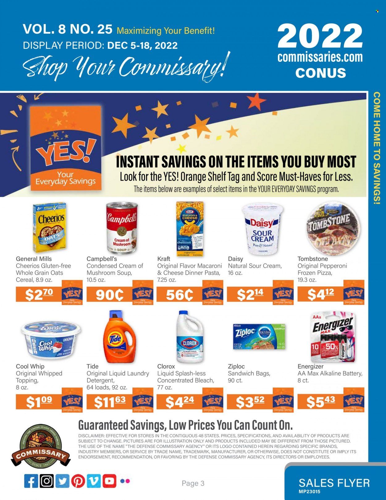 Commissary Weekly Ad Flyer Specials December 5 to December 18, 2022