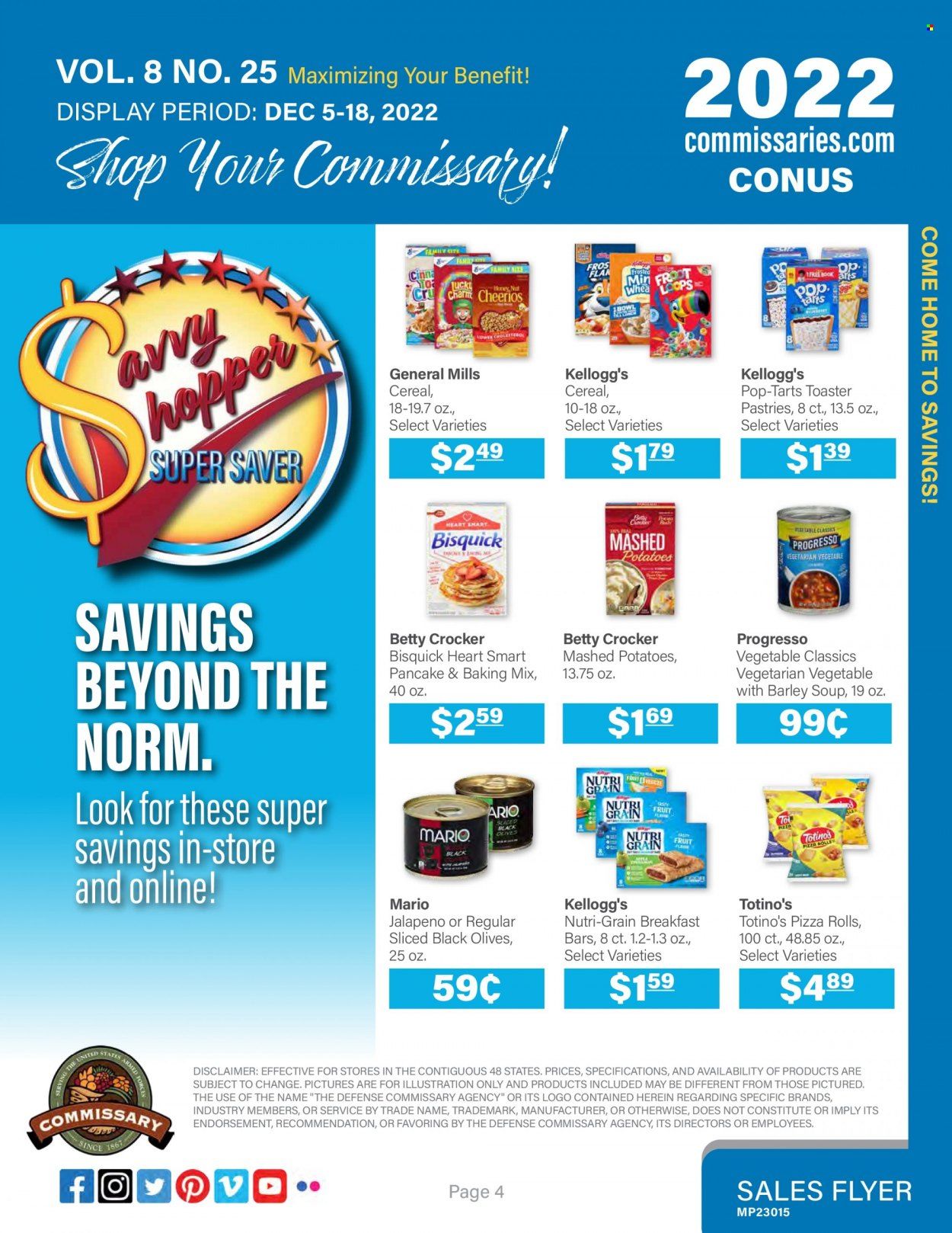 Commissary Weekly Ad Flyer Specials December 5 to December 18, 2022
