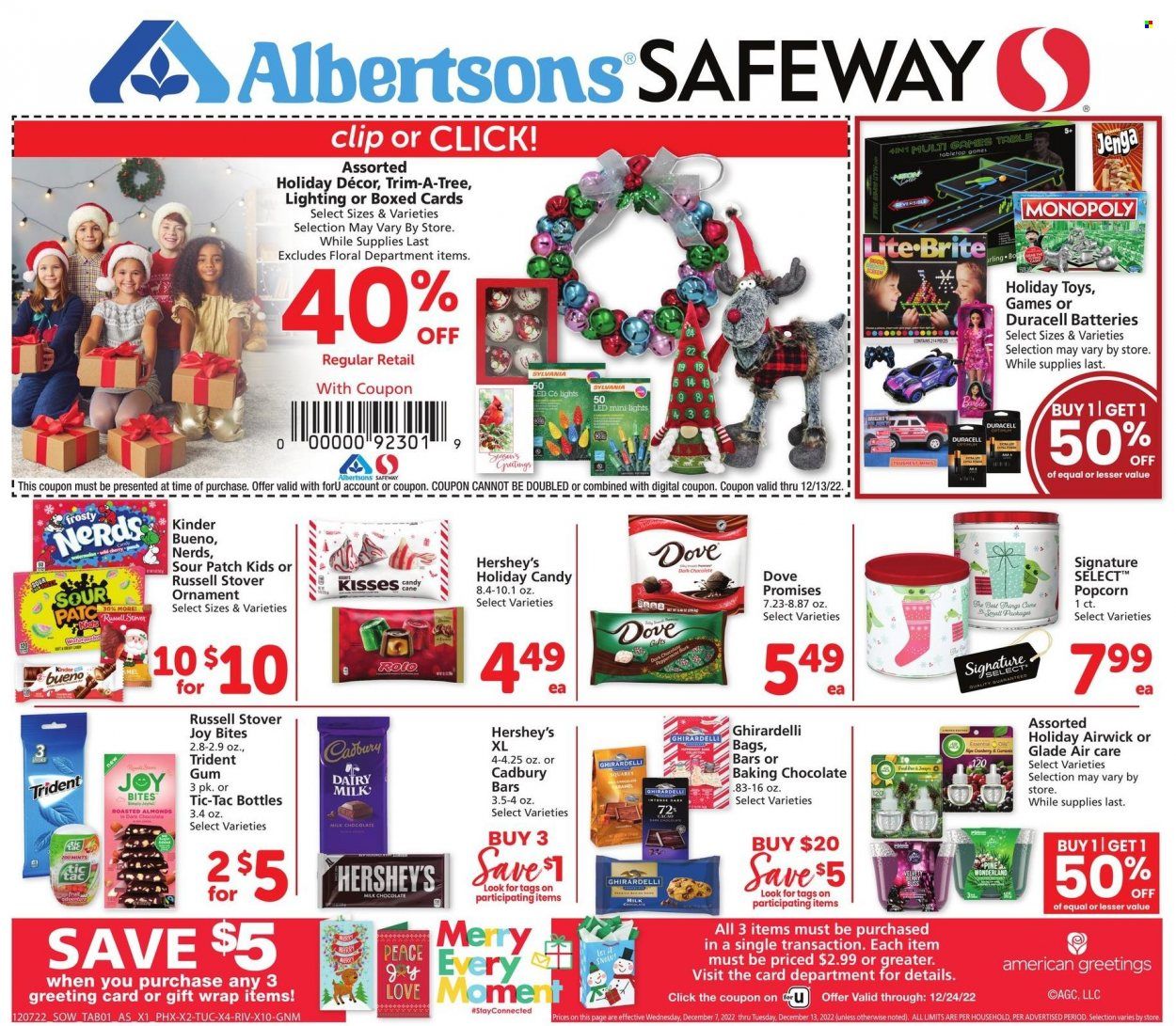 Safeway (AZ, CO, ID, MT, NE, NM) Weekly Ad Flyer Specials December 7 to December 13, 2022