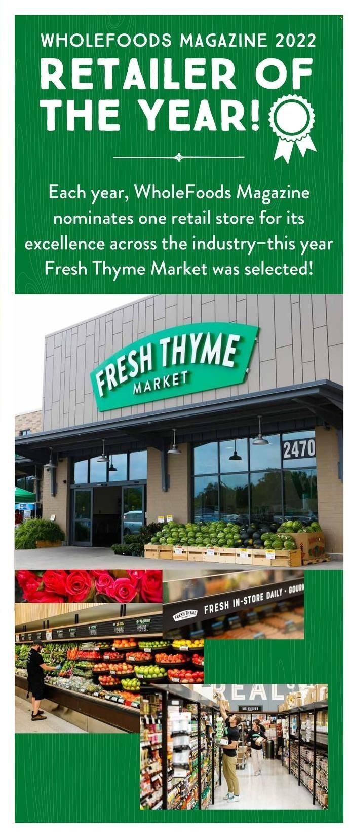 Fresh Thyme Weekly Ad Flyer Specials December 7 to December 13, 2022
