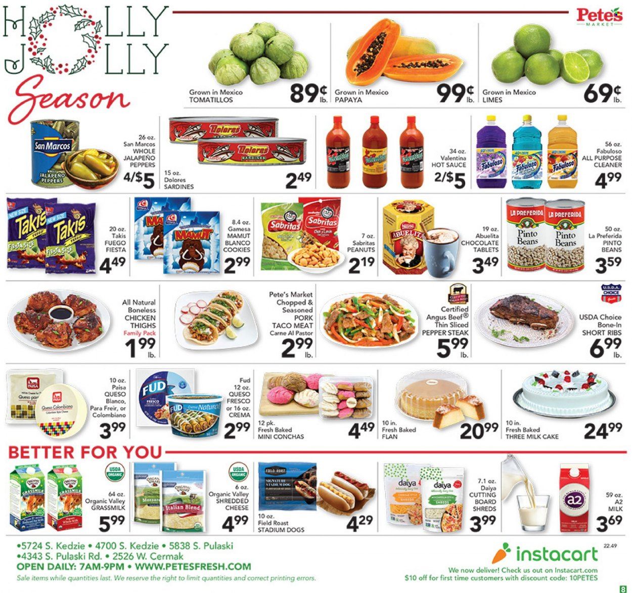 Pete's Fresh Market (IL) Weekly Ad Flyer Specials December 7 to December 13, 2022