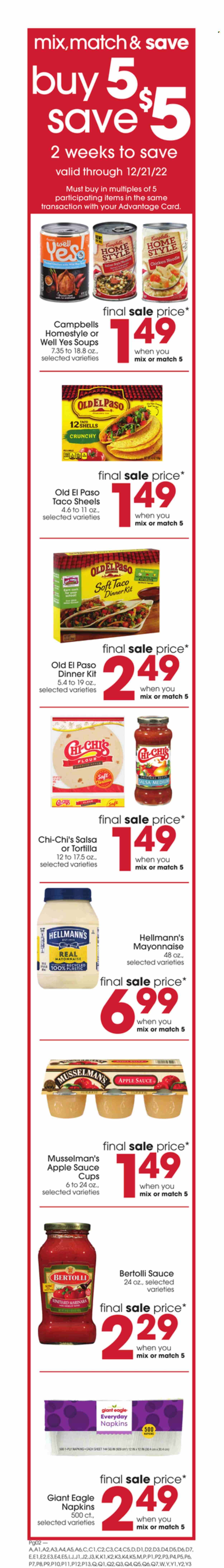Giant Eagle (OH, PA) Weekly Ad Flyer Specials December 8 to December 14, 2022