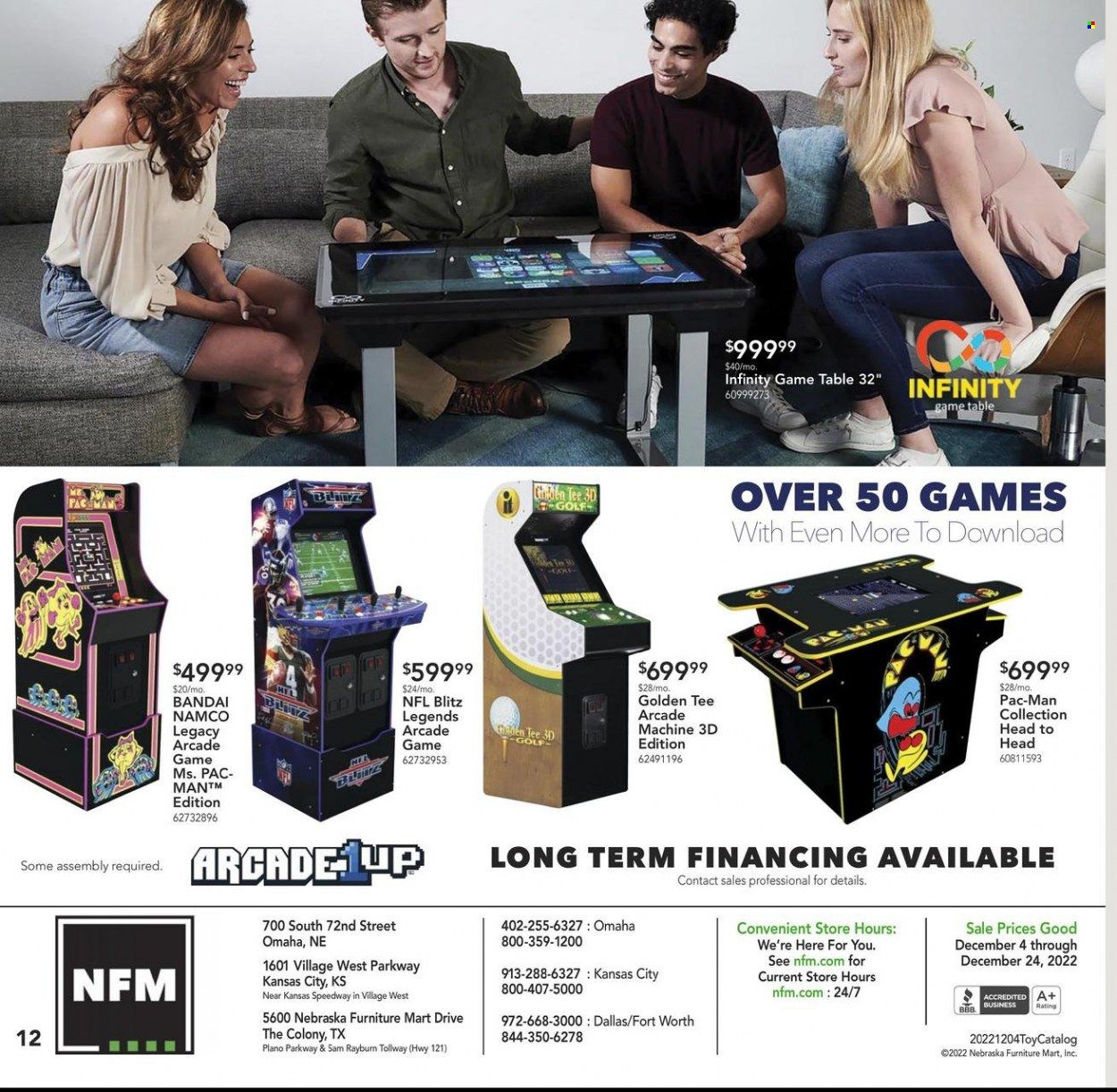 Nebraska Furniture Mart (IA, KS, NE, TX) Weekly Ad Flyer Specials December 4 to December 24, 2022