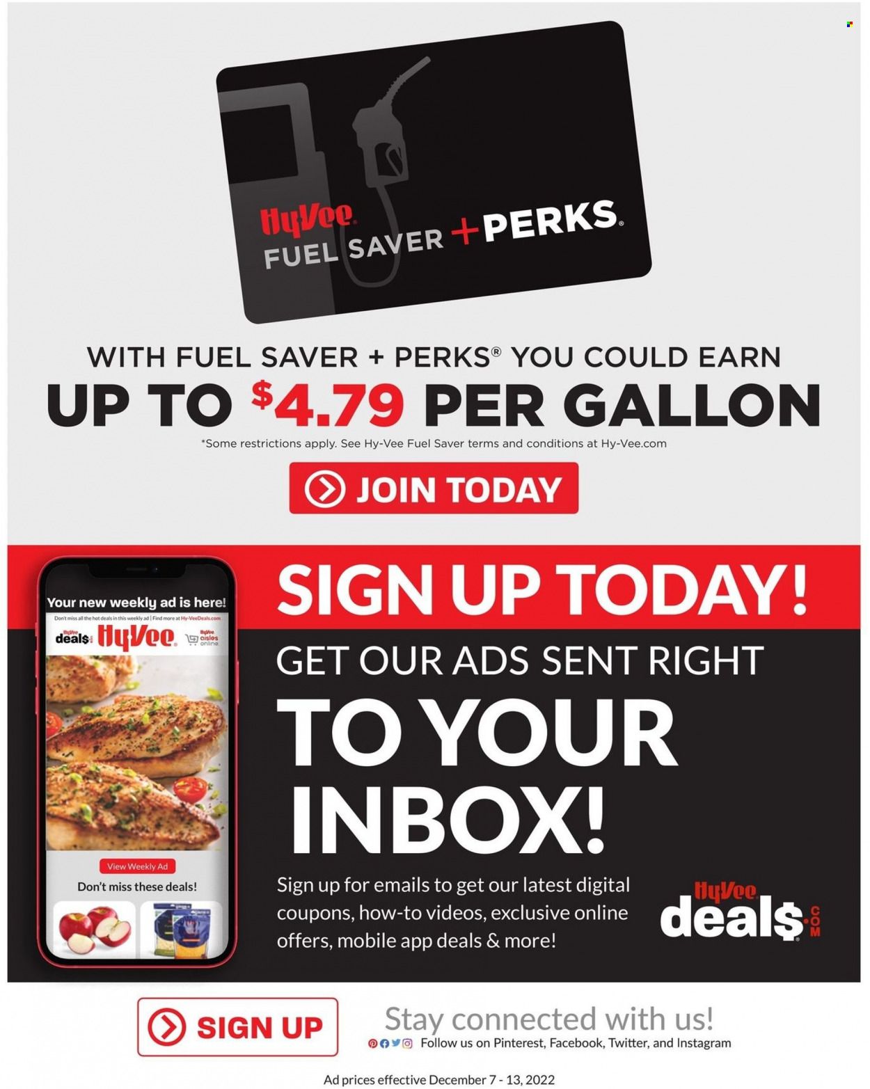 Hy-Vee (IA) Weekly Ad Flyer Specials December 7 to December 13, 2022