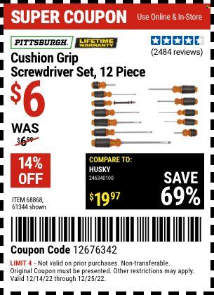 Harbor Freight Weekly Ad Flyer Specials December 8 to December 25, 2022