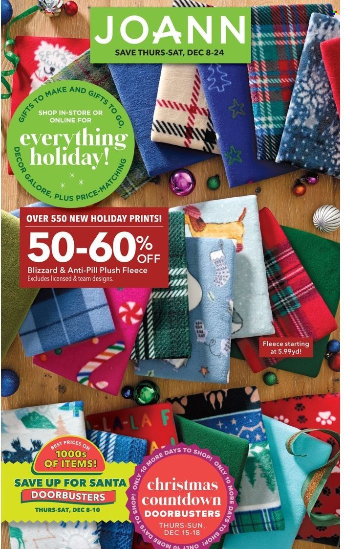 JOANN Weekly Ad Flyer Specials December 8 to December 24, 2022