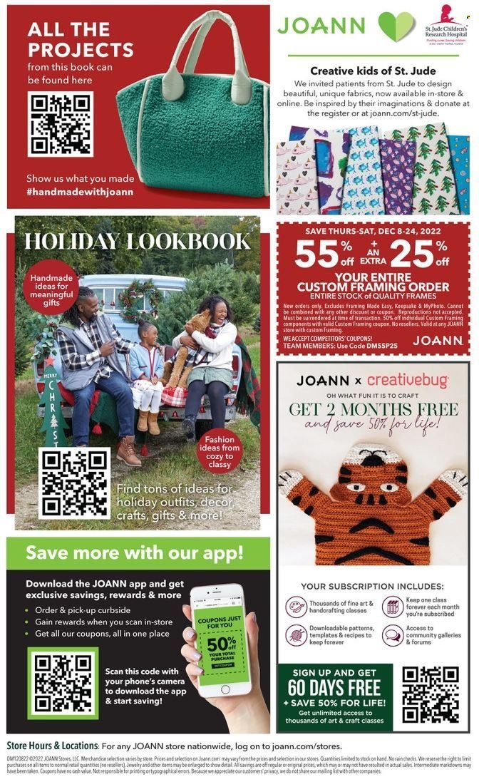 JOANN Weekly Ad Flyer Specials December 8 to December 24, 2022