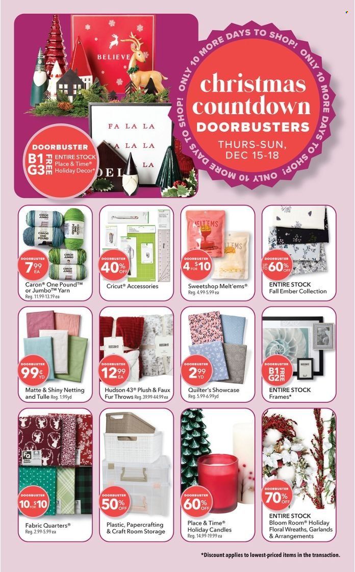 JOANN Weekly Ad Flyer Specials December 8 to December 24, 2022