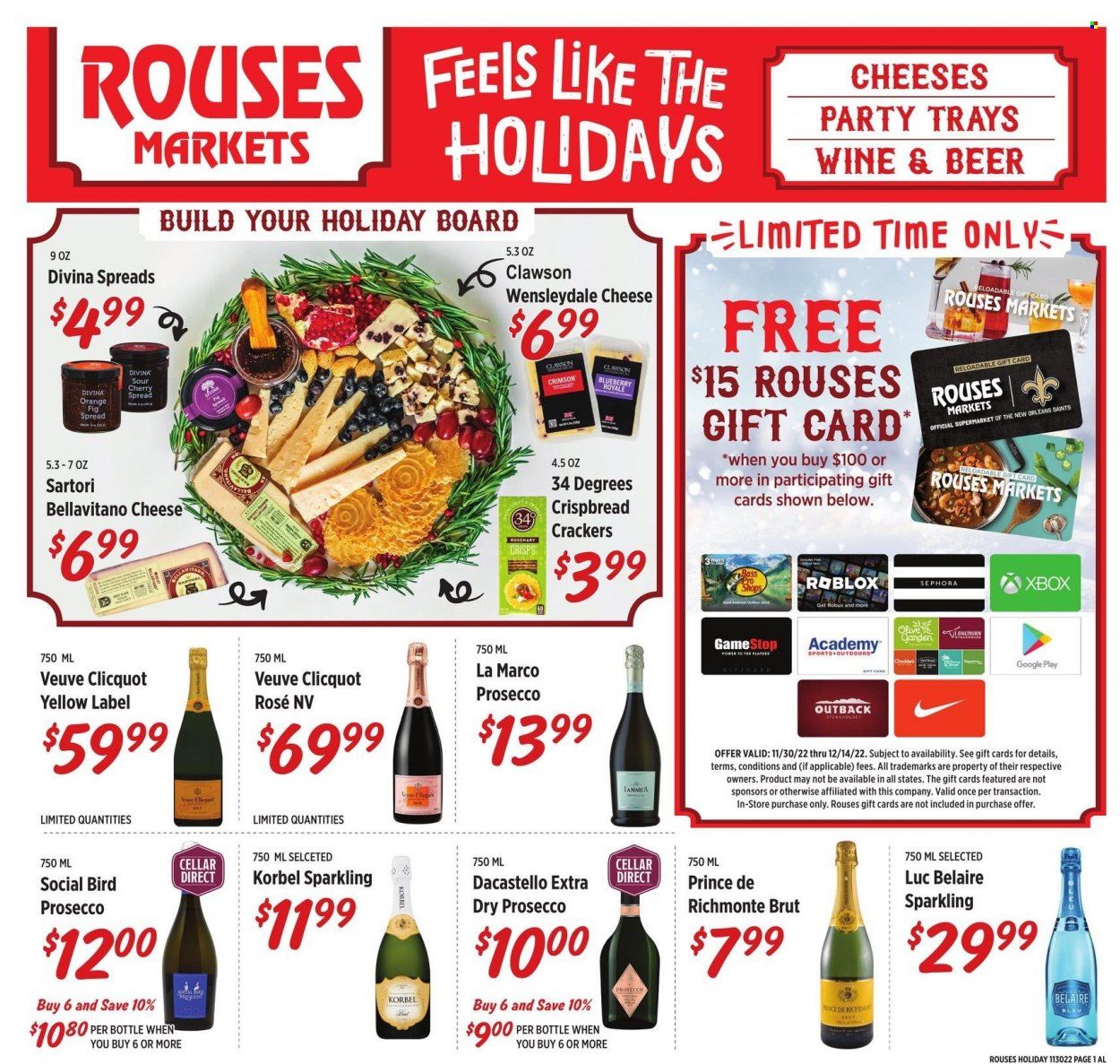 Rouses Markets (AL, LA, MS) Weekly Ad Flyer Specials December 7 to December 28, 2022