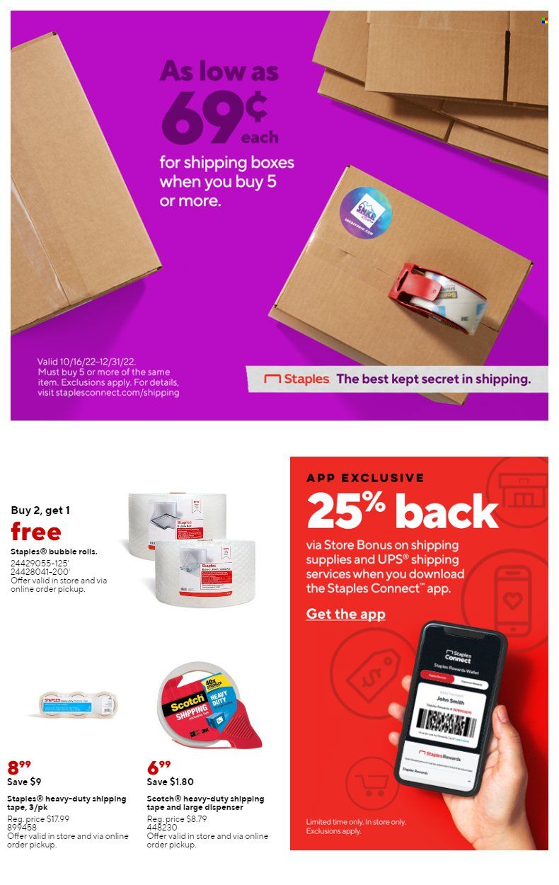 Staples Weekly Ad Flyer Specials December 11 to December 17, 2022