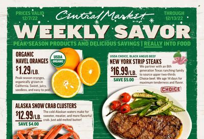 Central Market (TX) Weekly Ad Flyer Specials December 7 to December 13, 2022