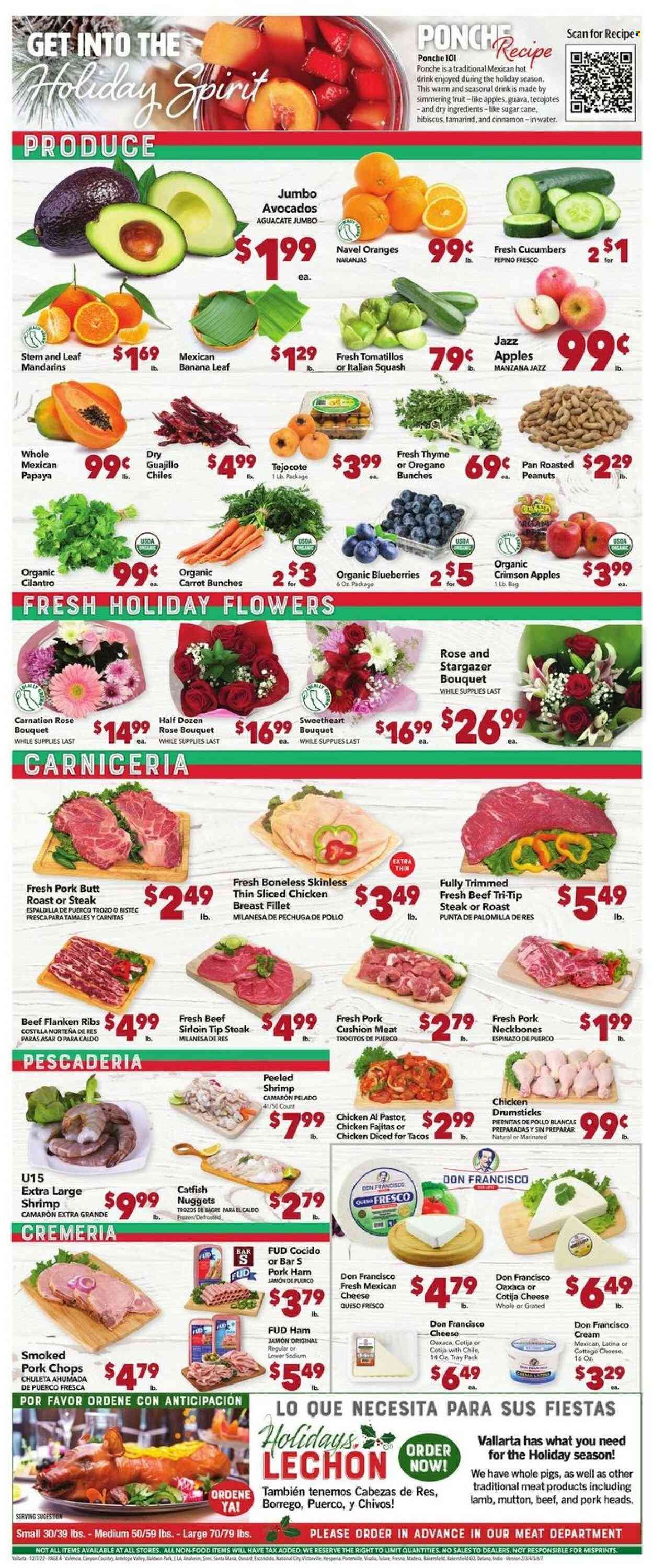 Vallarta (CA) Weekly Ad Flyer Specials December 7 to December 13, 2022