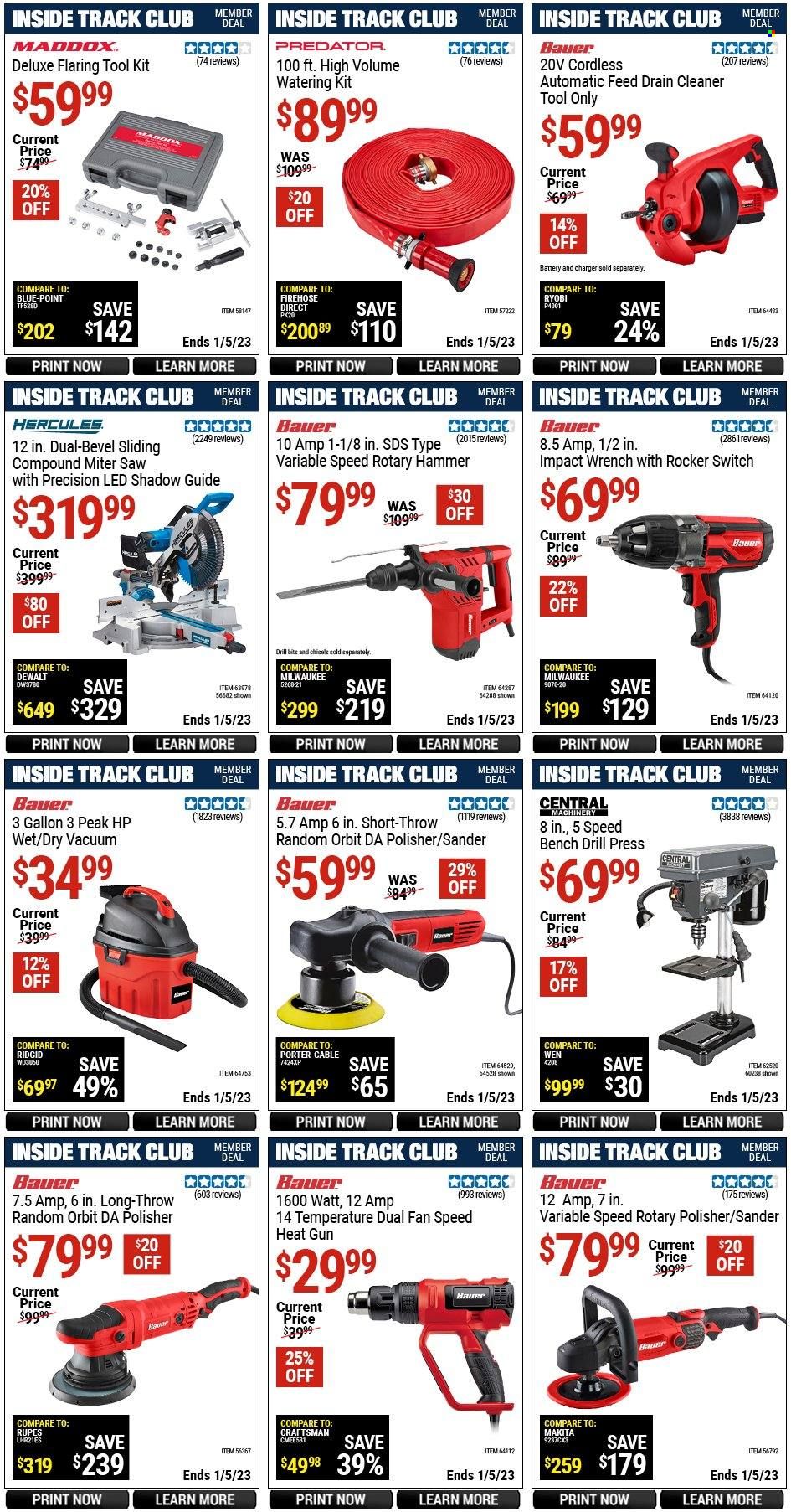 Harbor Freight Weekly Ad Flyer Specials December 9 to January 5, 2023