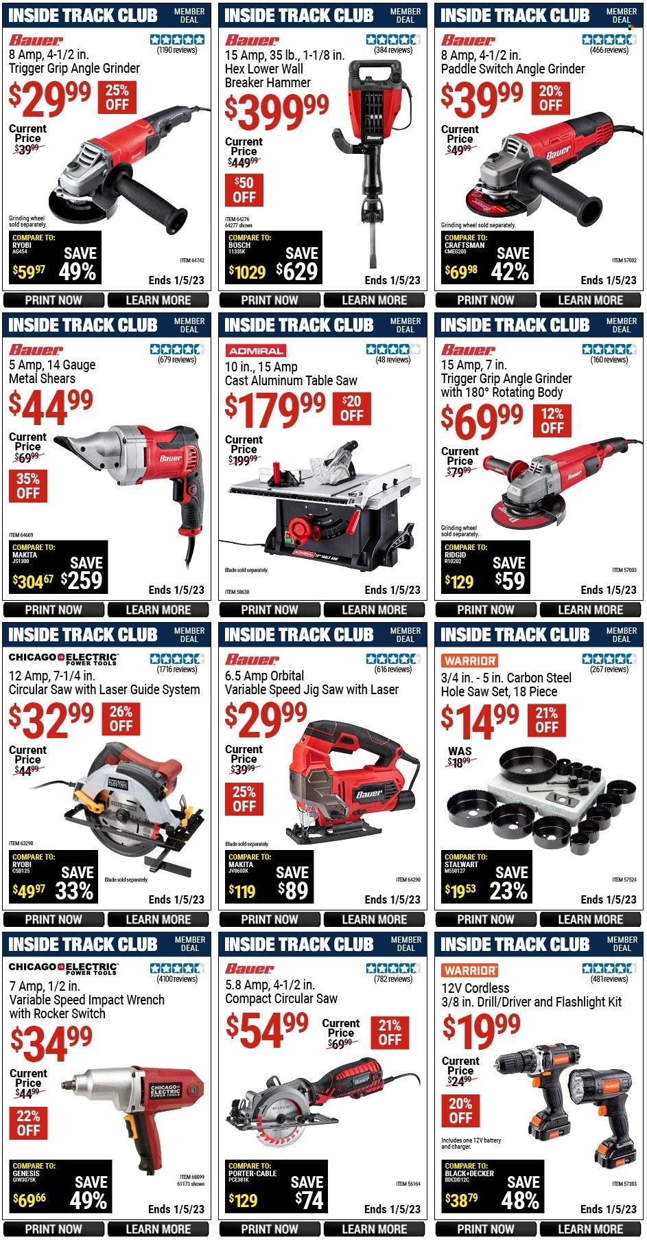 Harbor Freight Weekly Ad Flyer Specials December 9 to January 5, 2023