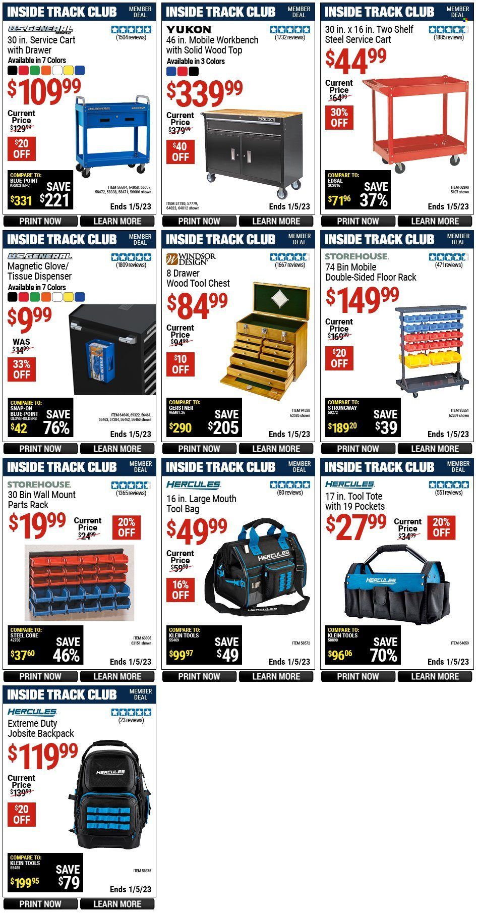 Harbor Freight Weekly Ad Flyer Specials December 9 to January 5, 2023