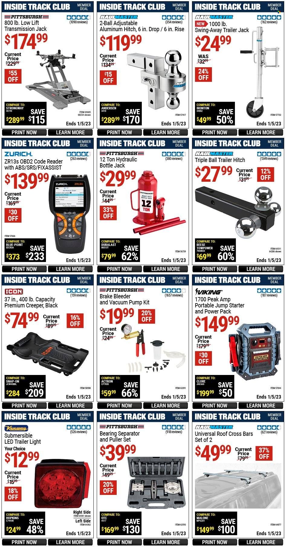 Harbor Freight Weekly Ad Flyer Specials December 9 to January 5, 2023