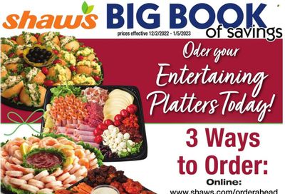 Shaw’s (MA, ME, NH, RI, VT) Weekly Ad Flyer Specials December 2 to January 5, 2023
