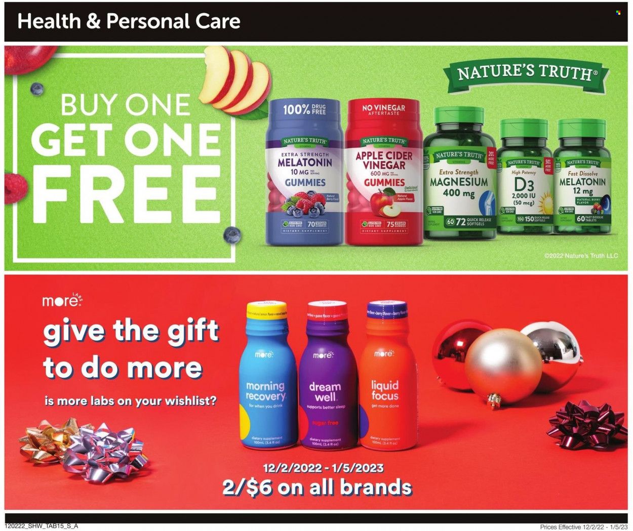 Shaw’s (MA, ME, NH, RI, VT) Weekly Ad Flyer Specials December 2 to January 5, 2023