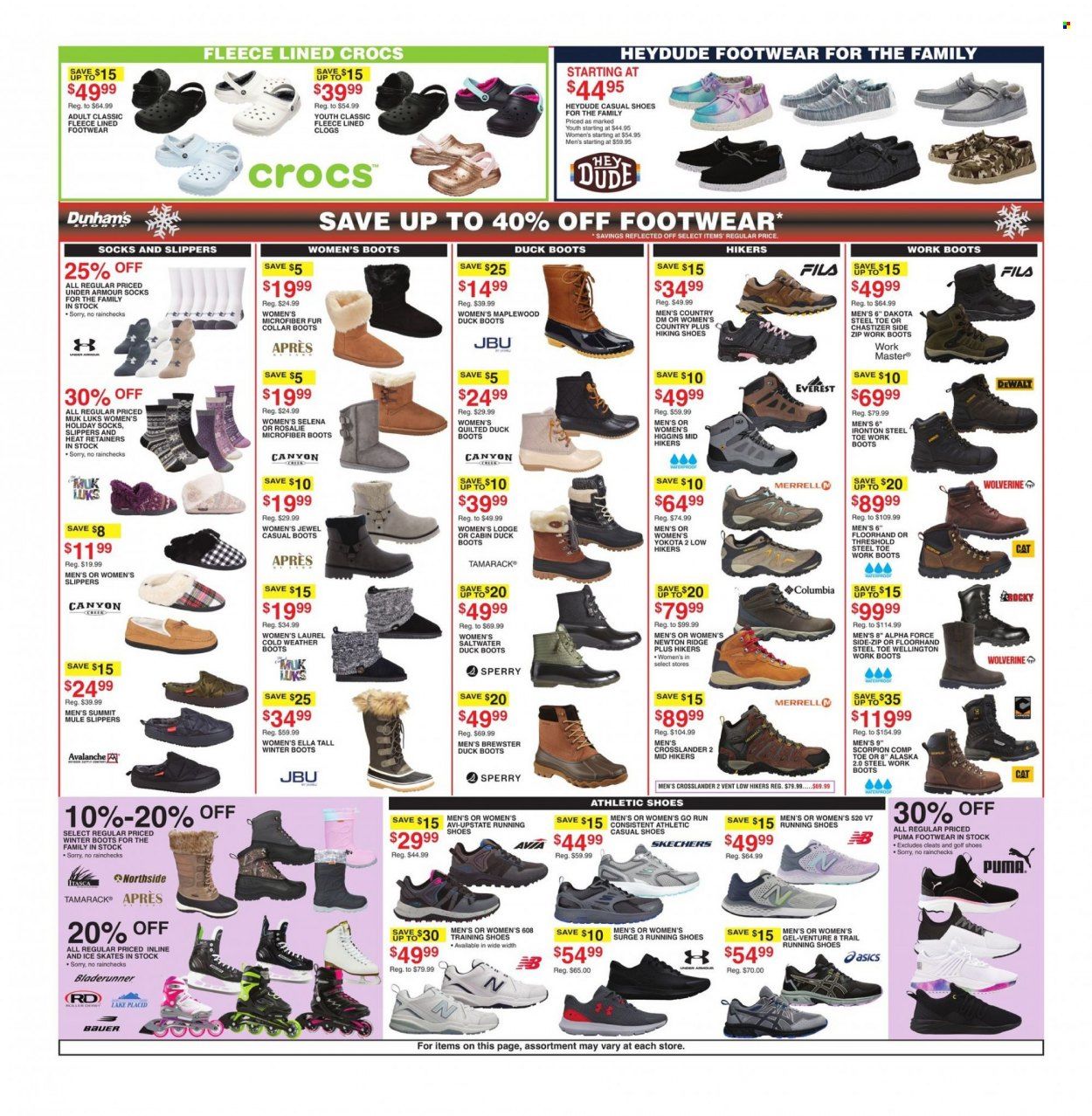Dunham's Sports Weekly Ad Flyer Specials December 10 to December 15, 2022