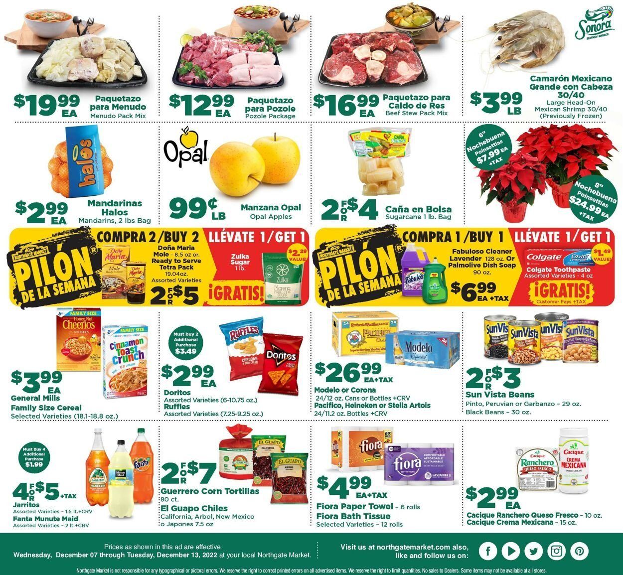 Northgate Market (CA) Weekly Ad Flyer Specials December 7 to December 13, 2022