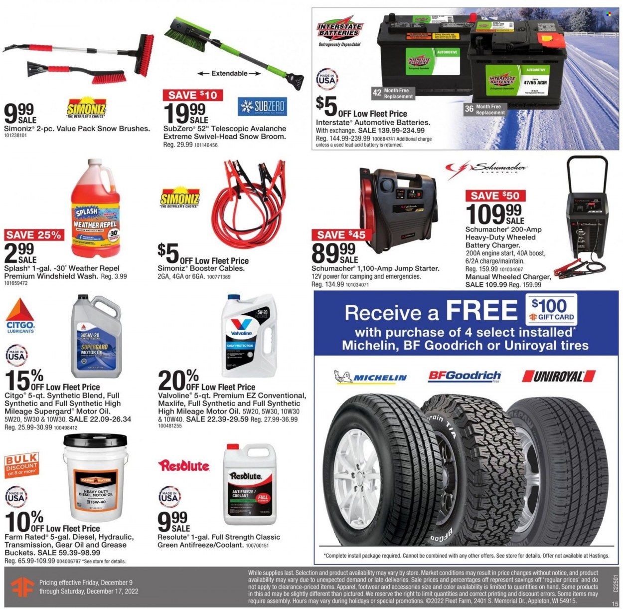 Fleet Farm (IA, MN, ND, WI) Weekly Ad Flyer Specials December 9 to December 17, 2022