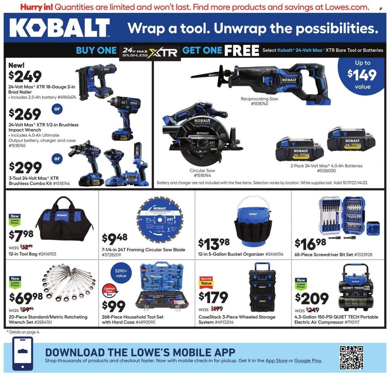 Lowe's Weekly Ad Flyer Specials December 8 to December 24, 2022