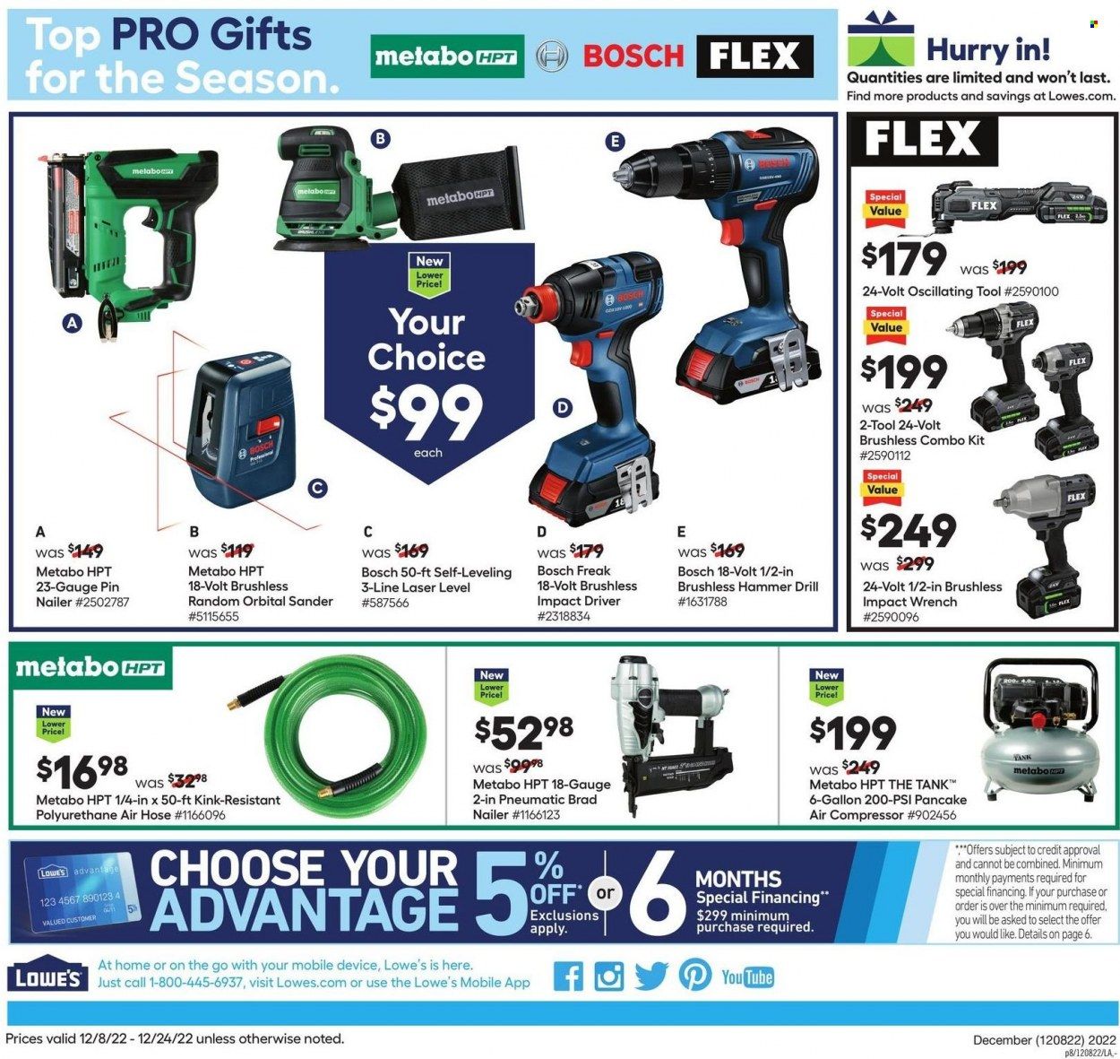 Lowe's Weekly Ad Flyer Specials December 8 to December 24, 2022