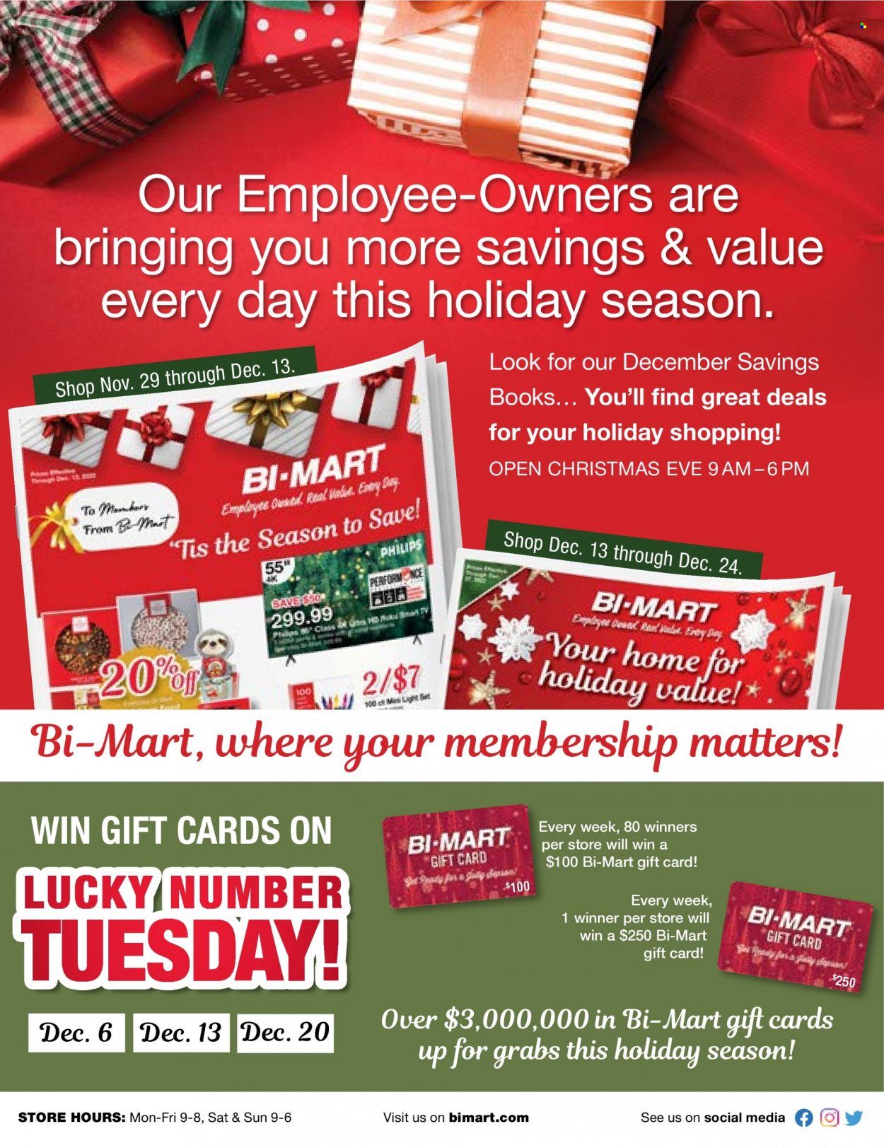 Bi-Mart (ID, OR, WA) Weekly Ad Flyer Specials December 1 to December 31, 2022