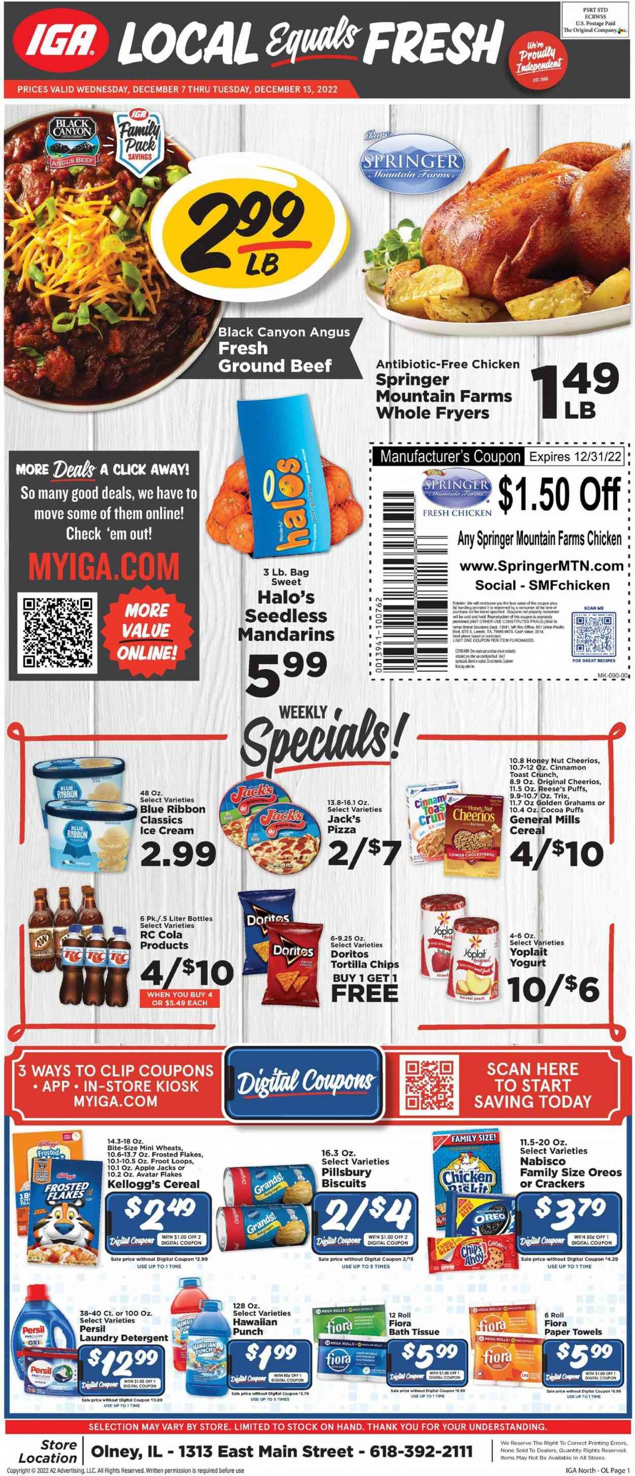 IGA (IL) Weekly Ad Flyer Specials December 7 to December 13, 2022