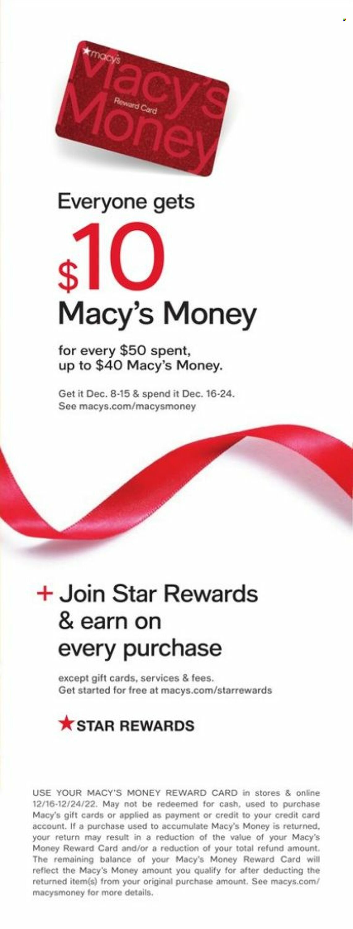Macy's Weekly Ad Flyer Specials December 8 to December 10, 2022