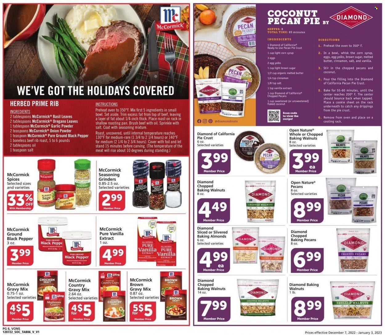 Vons (CA) Weekly Ad Flyer Specials December 7 to January 3, 2023