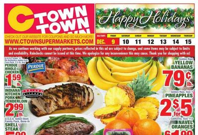 C-Town (CT, FL, MA, NJ, NY, PA) Weekly Ad Flyer Specials December 9 to December 15, 2022