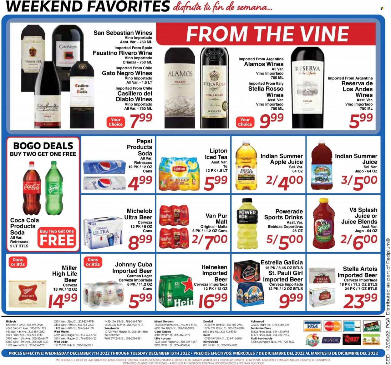 Sedano's (FL) Weekly Ad Flyer Specials December 7 to December 13, 2022